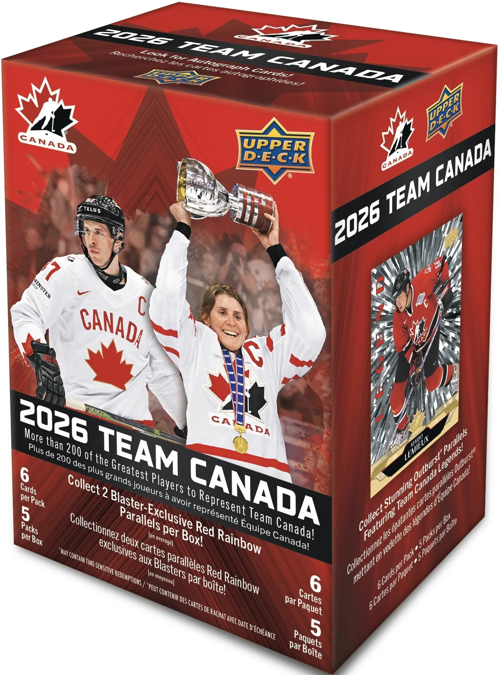 2025-2026 Upper Deck Team Canada Blaster Box 