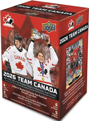 2025-2026 Upper Deck Team Canada Blaster Box 