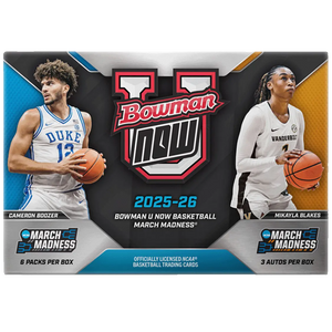 2025/26 Bowman University Now March Madness Basketball Hobby Box 