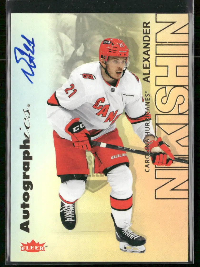 2025-26 Fleer Hockey Autographics Alexander Nikishin 