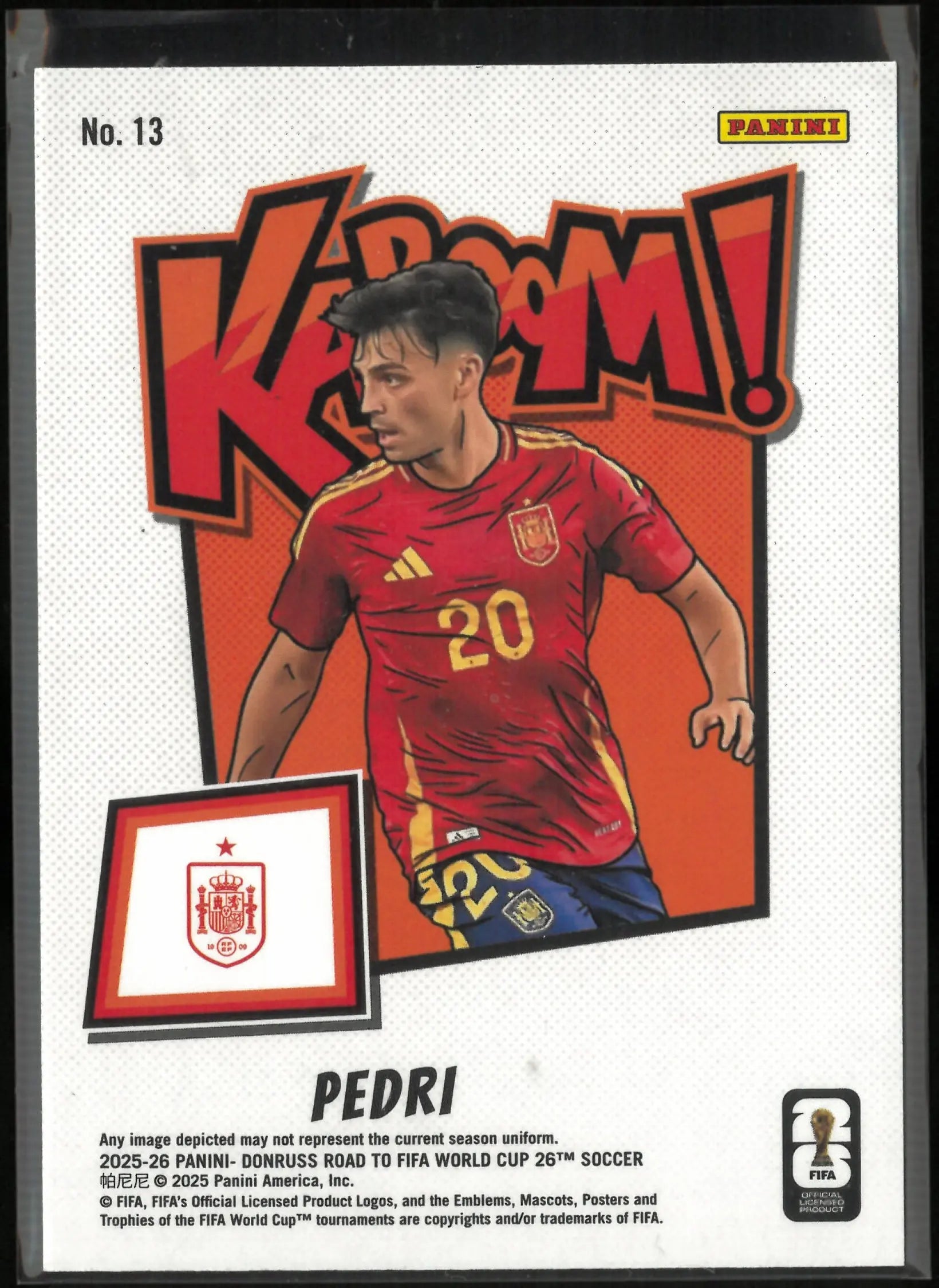 2025-26 Panini Donruss KABOOM! Pedri 