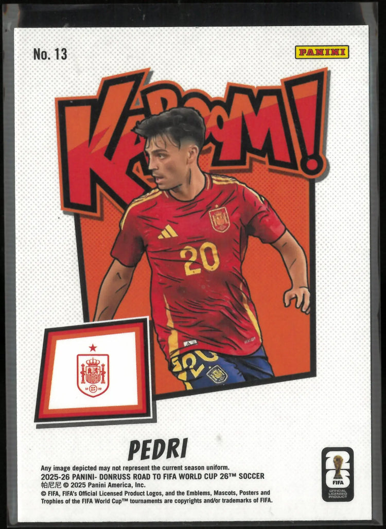 2025-26 Panini Donruss KABOOM! Pedri 
