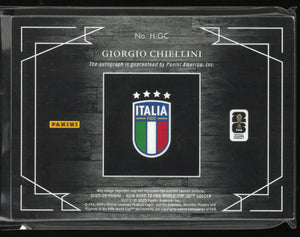 2025-26 Panini Noir Road to FIFA World Cup Giorgio Chiellini Autograph Auto /60 