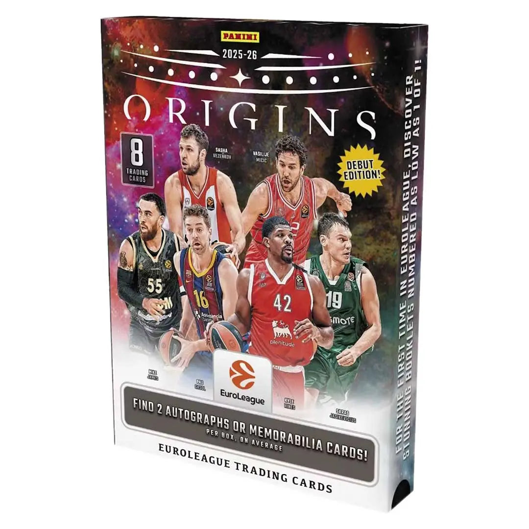 2025-26 Panini Origins EuroLeague Basketball Hobby Box 