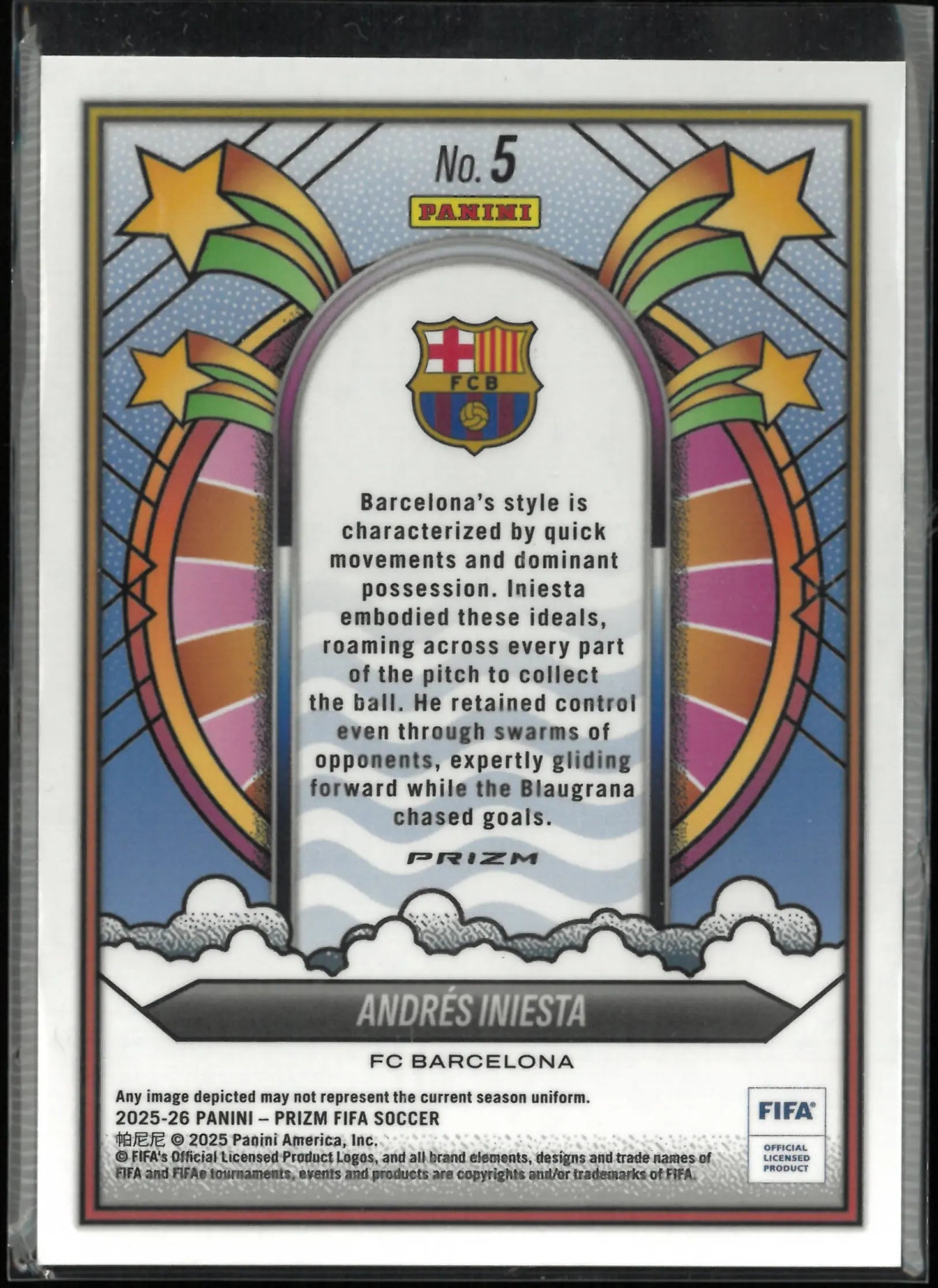 2025-26 Panini Prizm FIFA Groovy Andres Iniesta 