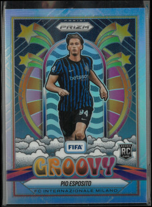 2025-26 Panini Prizm Groovy Rookie Pio Esposito RC 