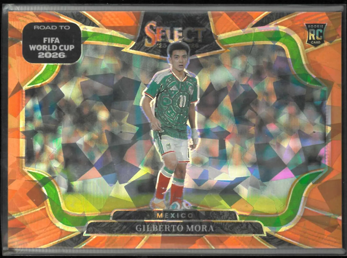 2025-26 Panini Road To FIFA World Cup Rookie Gilberto Mora Orange Ice /749 RC 