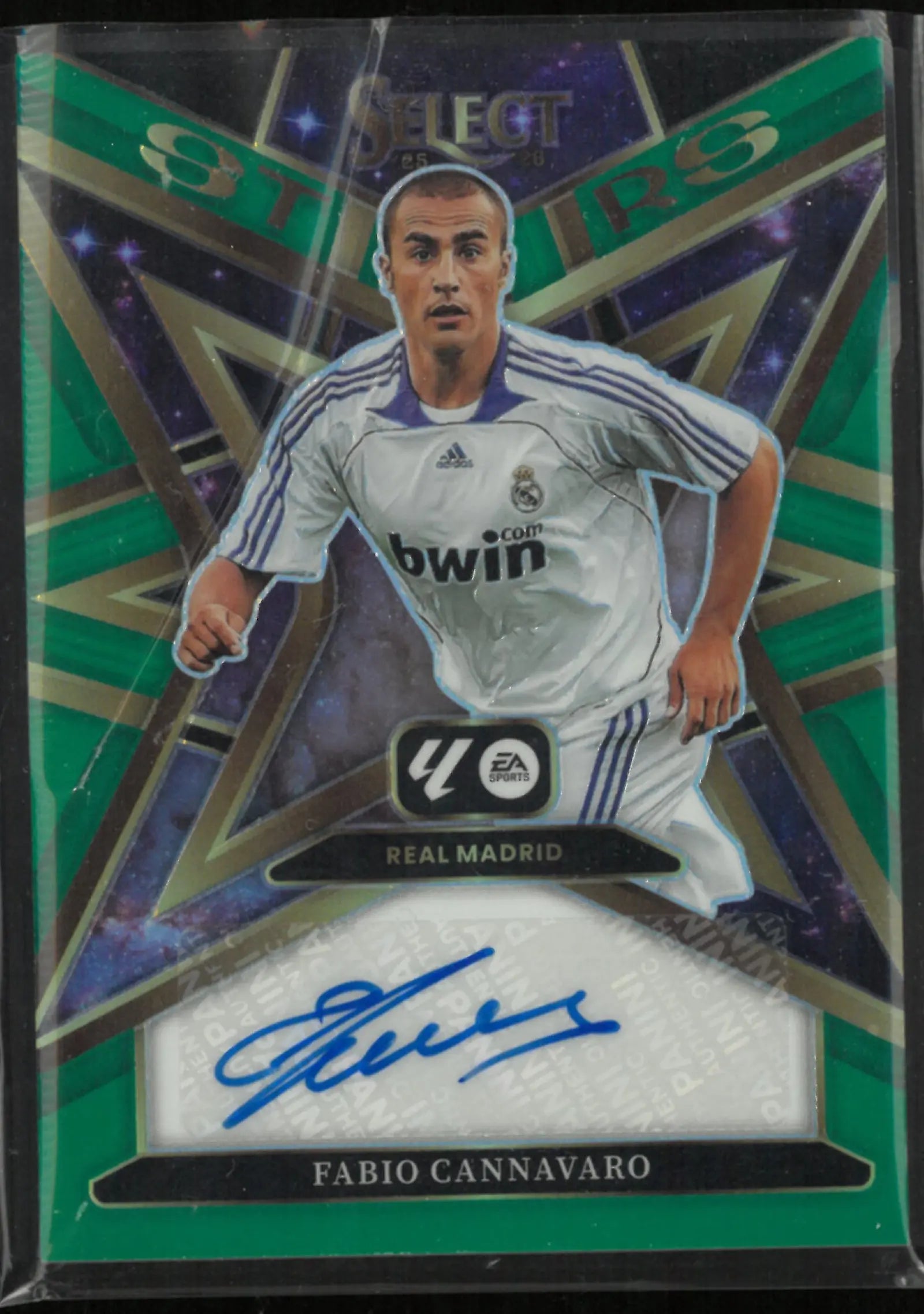 2025-26 Panini Select La Liga Stars Fabio Cannavaro Autograph Auto Green /5 