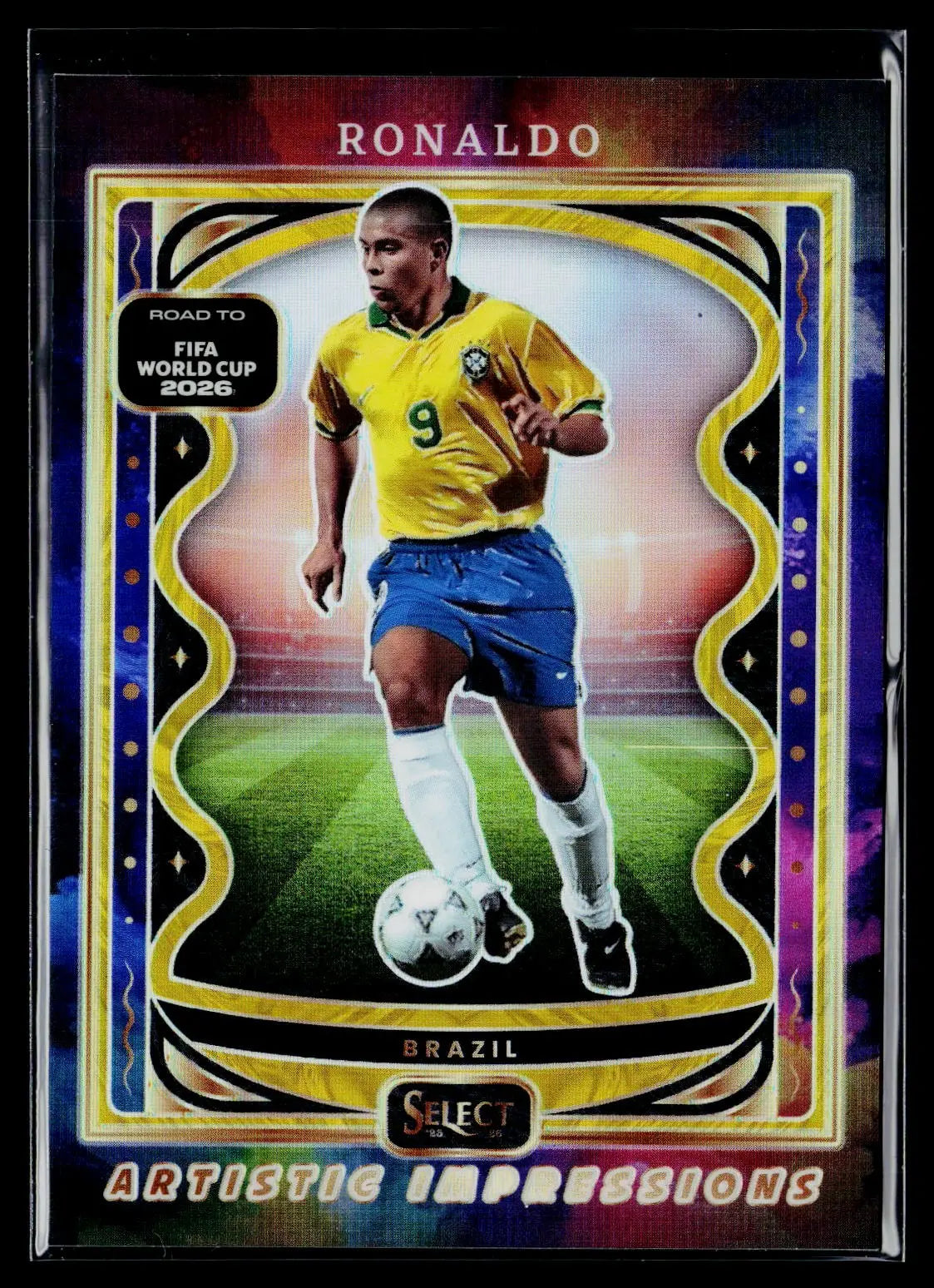 2025-26 Panini Select Road to FIFA World Cup Ronaldo Artistic Impression SSP 