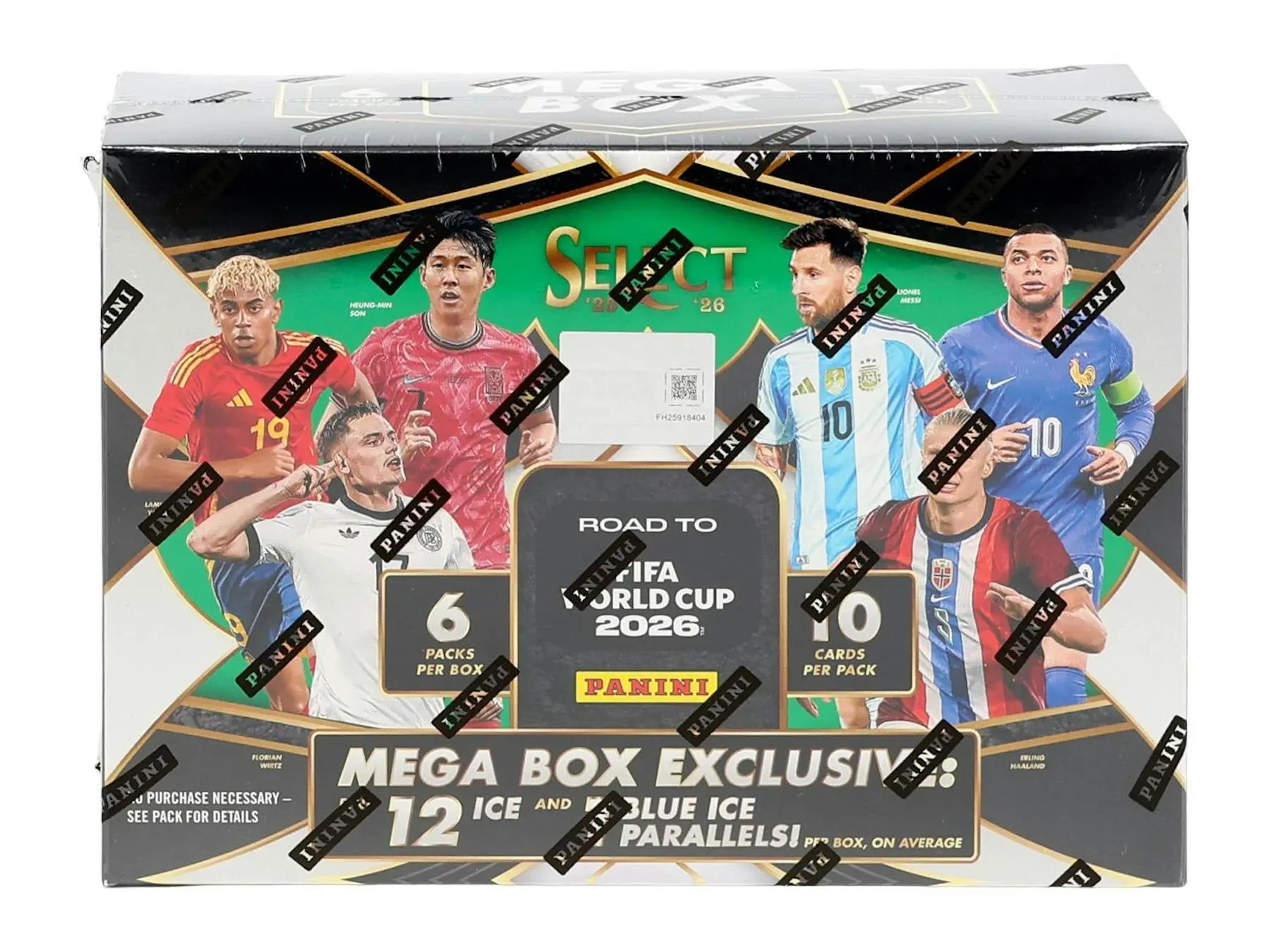 2025-26 Panini Select Road to FIFA World Cup Soccer Mega Hobby Box 