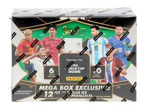 2025-26 Panini Select Road to FIFA World Cup Soccer Mega Hobby Box 
