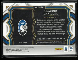 2025-26 Panini Select Serie A Autograph Claudio Caniggia Auto 