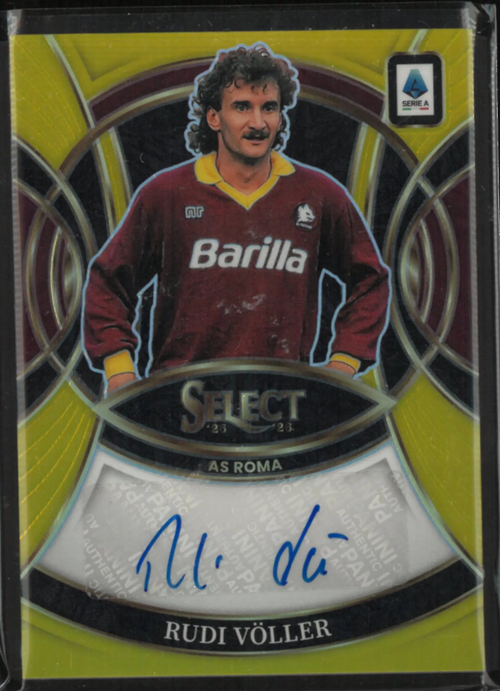 2025-26 Panini Select Serie A Autograph Rudi Voller Auto Gold /10 