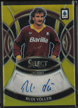 2025-26 Panini Select Serie A Autograph Rudi Voller Auto Gold /10 