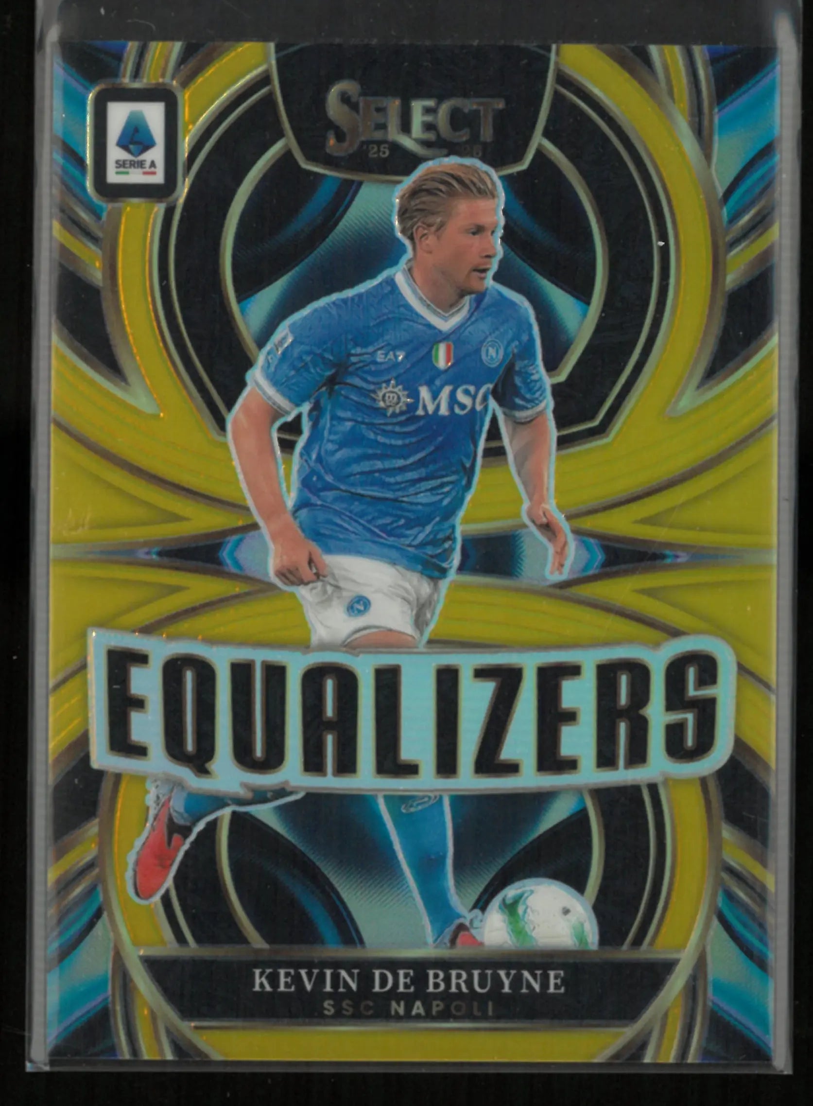 2025-26 Panini Select Serie A Equalizers Kevin De Bruyne Gold /10 