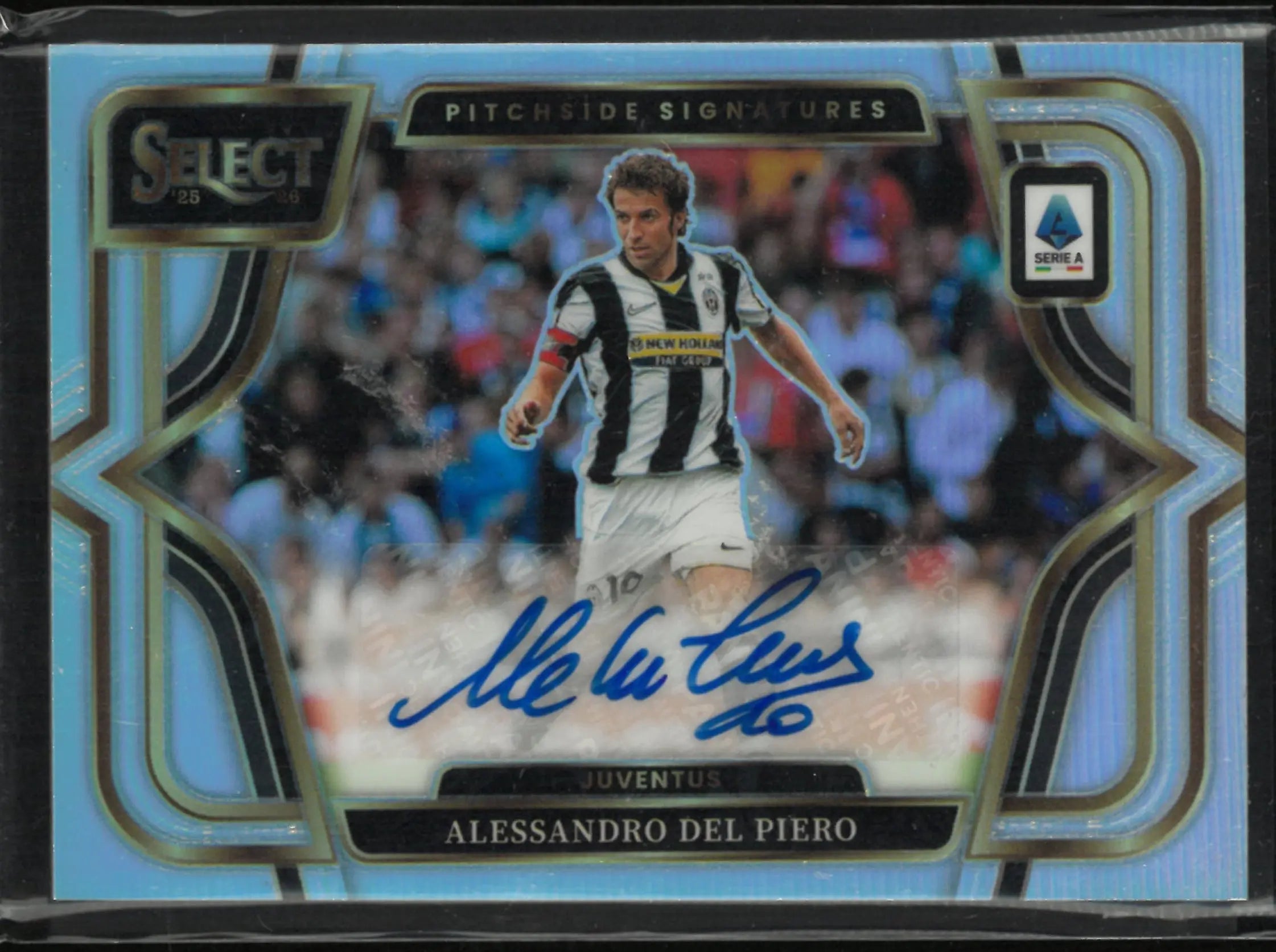 2025-26 Panini Select Serie A Pitchside Signature Alessandro Del Piero Autograph 