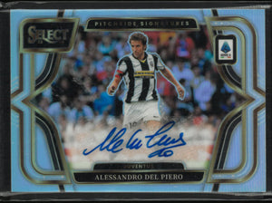 2025-26 Panini Select Serie A Pitchside Signature Alessandro Del Piero Autograph 