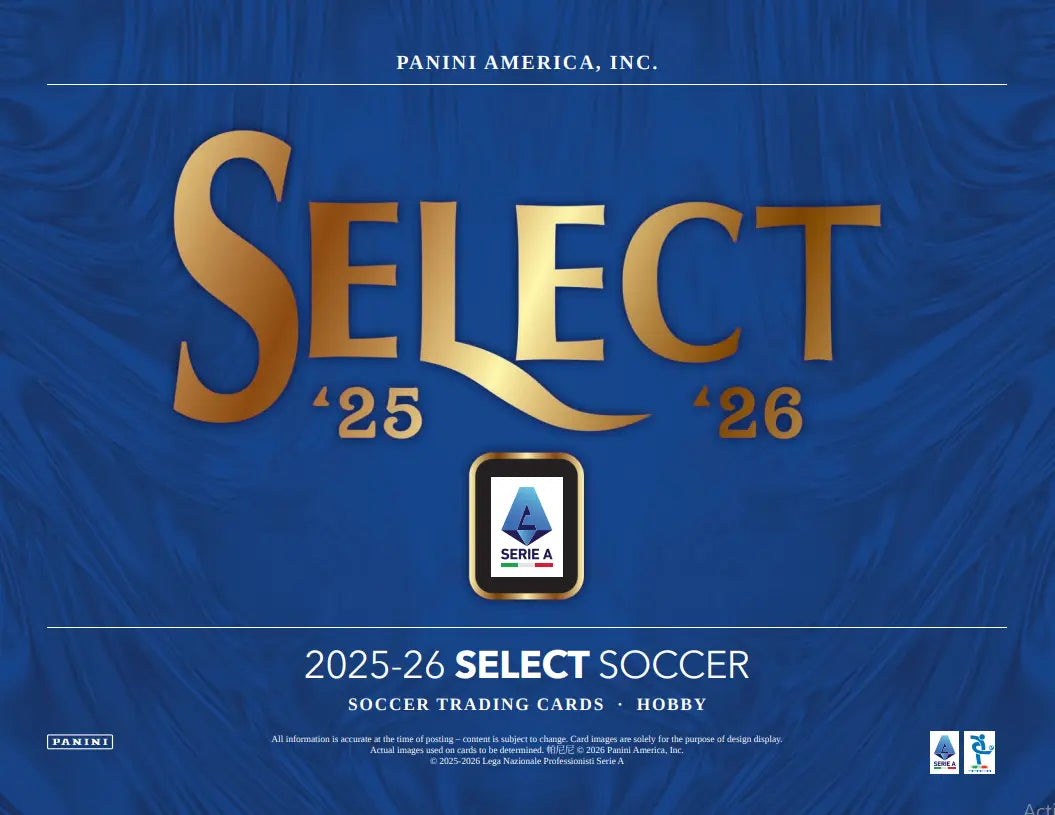 2025-26 Panini Select Serie A Soccer Hobby Pack 