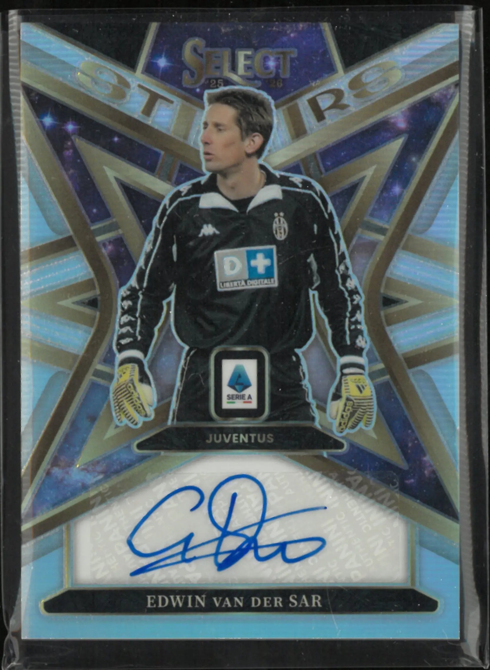 2025-26 Panini Select Serie A Stars Autograph Edwin Van Der Sar Auto 