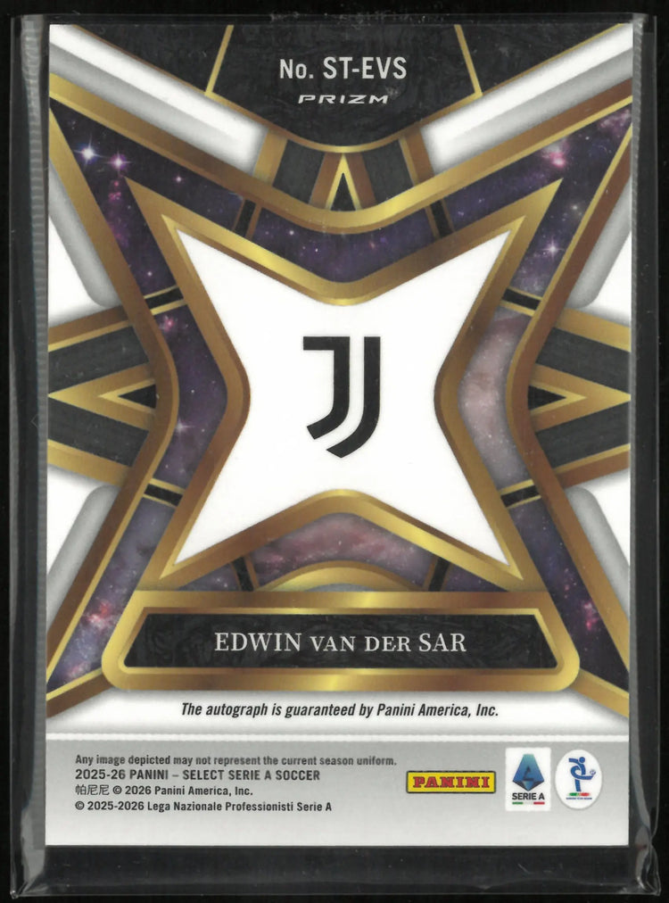 2025-26 Panini Select Serie A Stars Autograph Edwin Van Der Sar Auto 