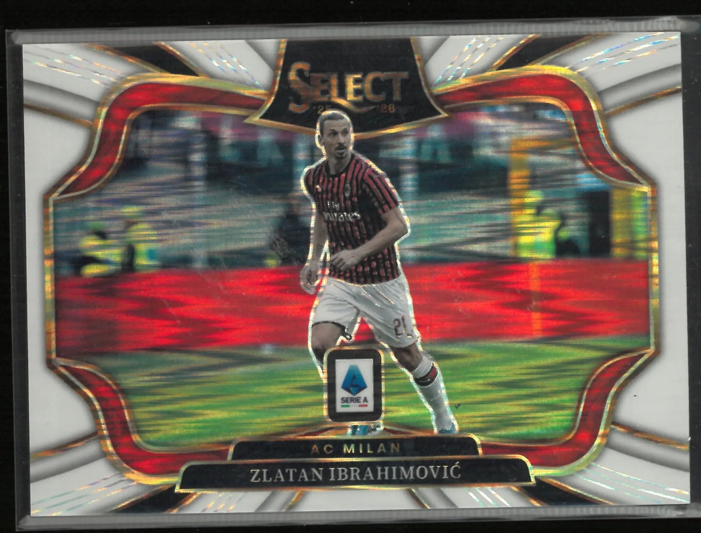 2025-26 Panini Select Serie A Zlatan Ibrahimovic White Flash /39 