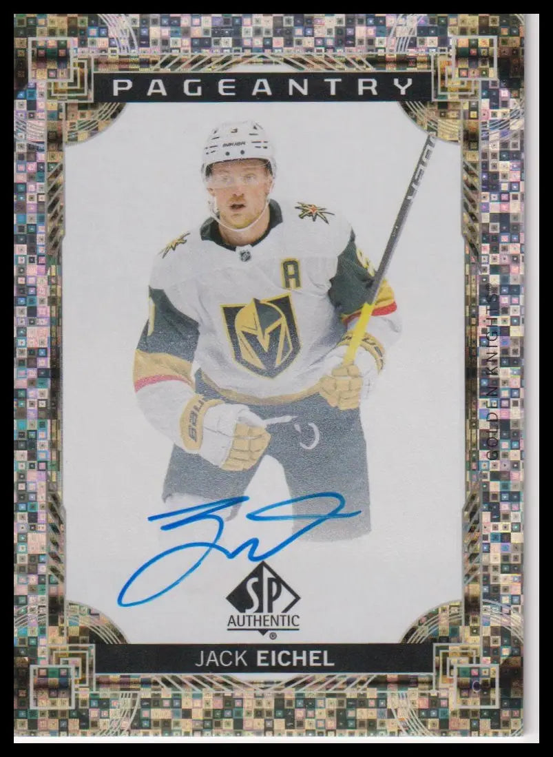 2025-26 SP Authentic #P-9 Jack Eichel Pageantry Autographs 