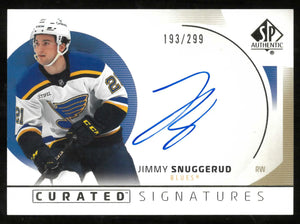 2025-26 SP Authentic #SPC-SN Jimmy Snuggerud Curated Signatures 