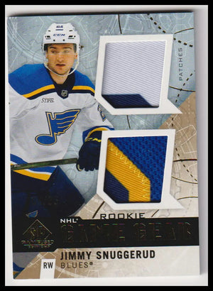 2025-26 SP Game Used #GG-JS Jimmy Snuggerud Game Gear Rookies Patch 