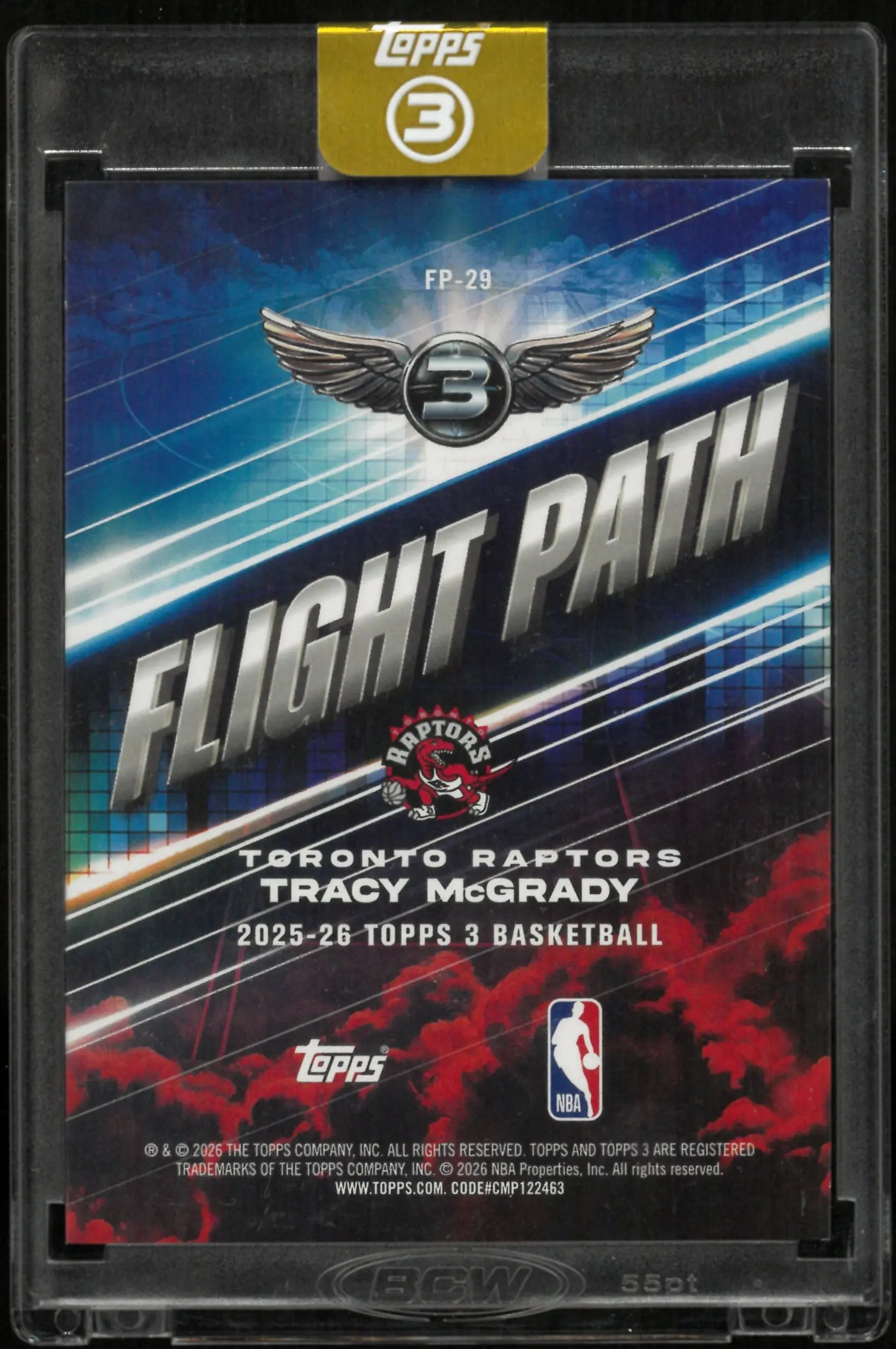 2025-26 Topps 3 Basketball Tracy McGrady Flight Path /49 