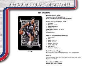 2025-26 Topps Basketball Hobby Box 