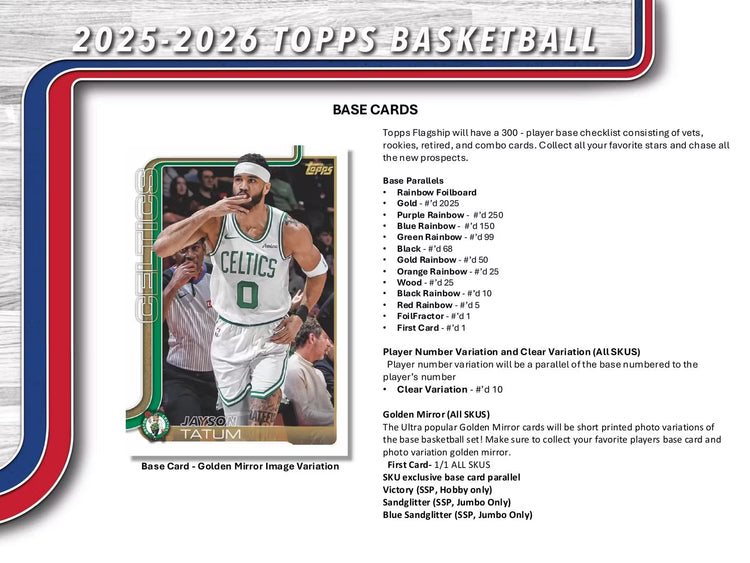 2025-26 Topps Basketball Hobby Box 