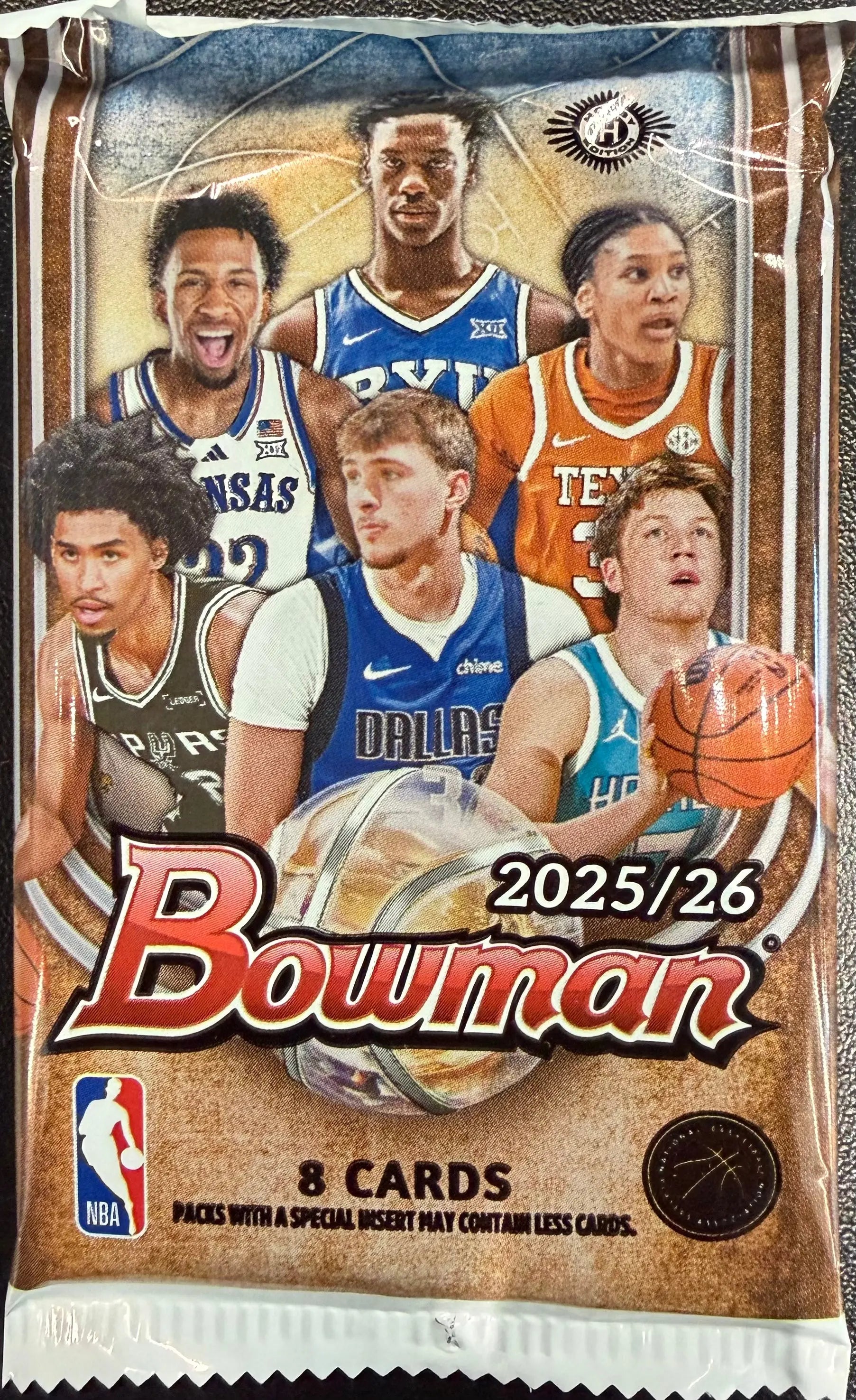 2025-26 Topps Bowman Basketball Hobby (Single Pack Sales) 