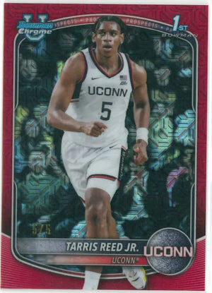2025-26 Topps Bowman Prospects Tarris Reed Jr. Mojo /5 