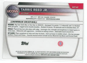2025-26 Topps Bowman Prospects Tarris Reed Jr. Mojo /5 
