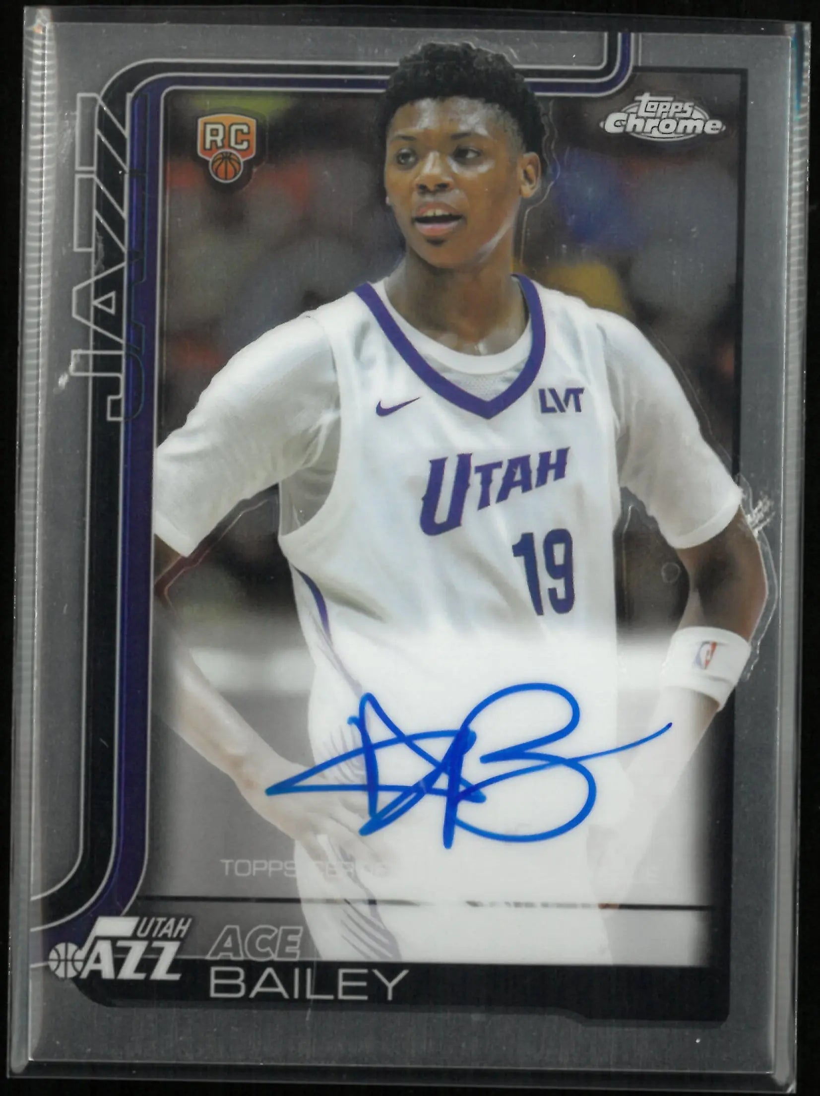 2025-26 Topps Chrome Autograph Rookie Ace Bailey Auto RC 