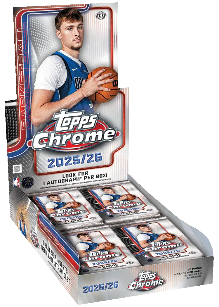 2025-26 Topps Chrome Basketball Hobby Box 