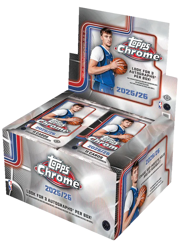 2025-26 Topps Chrome Basketball Jumbo Hobby Box 