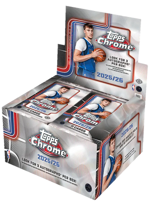 2025-26 Topps Chrome Basketball Jumbo Hobby Box 