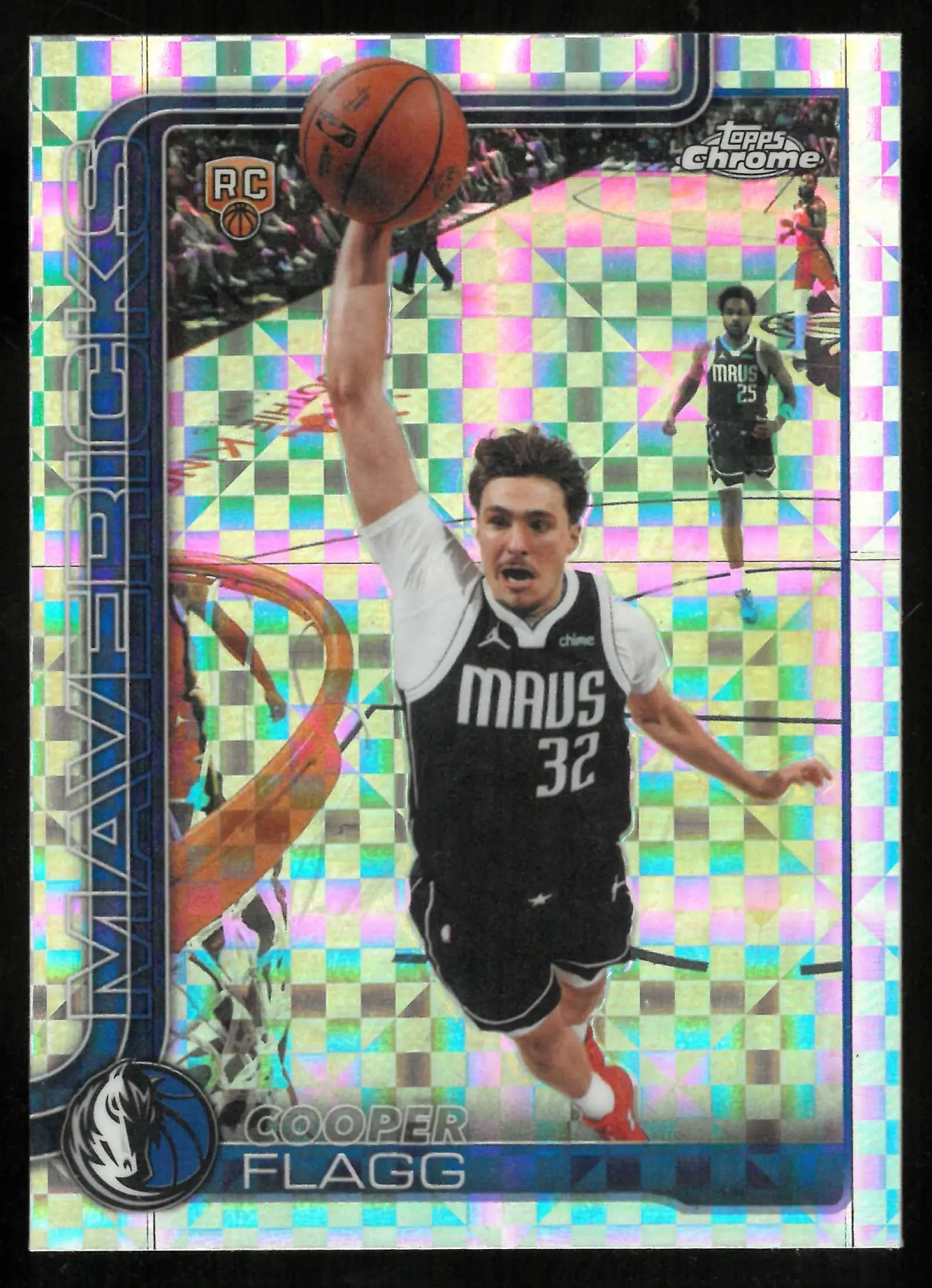 2025-26 Topps Chrome Basketball Rookie Cooper Flagg RC X-Fractor 