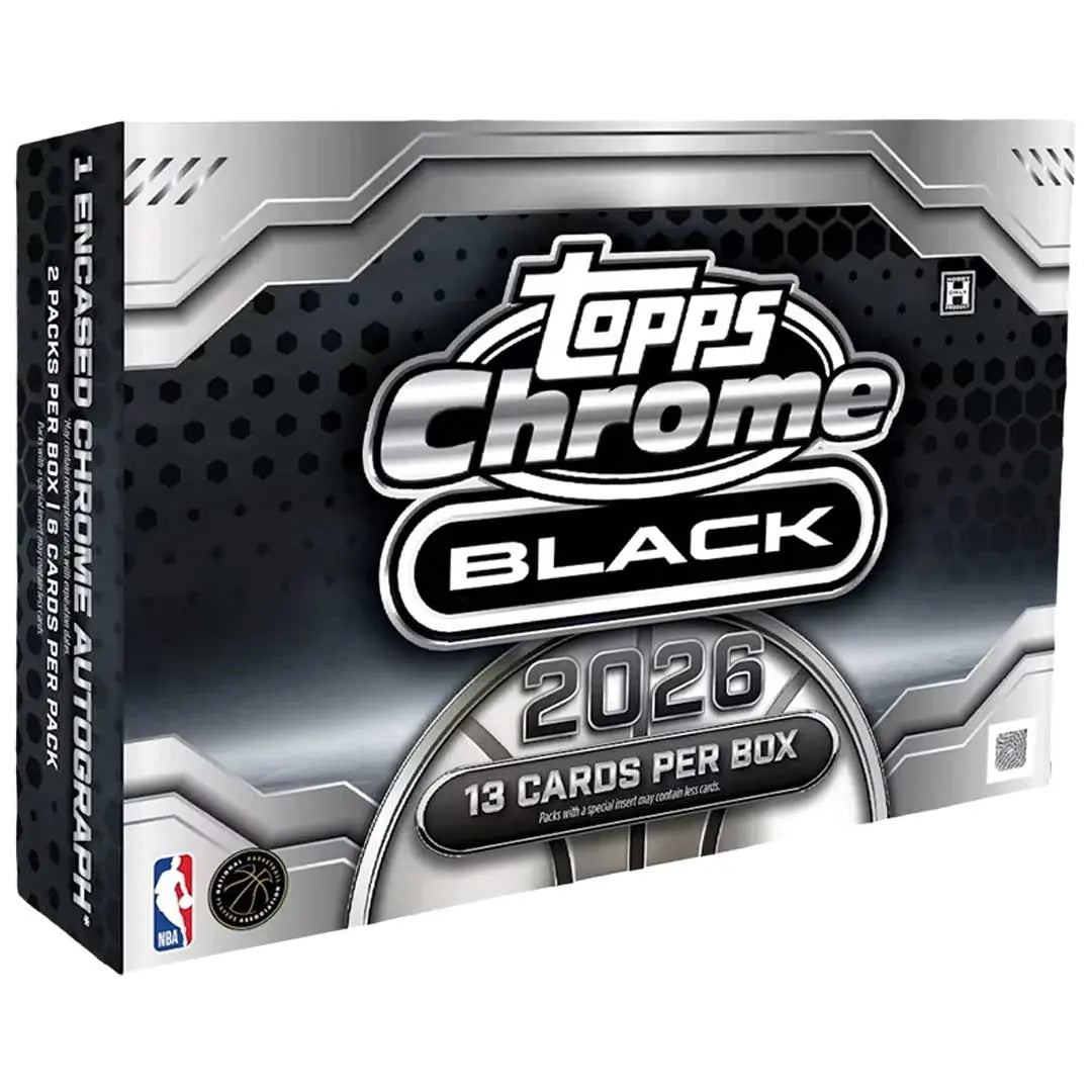 2025-26 Topps Chrome Black Basketball Hobby Box 