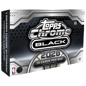 2025-26 Topps Chrome Black Basketball Hobby Box 