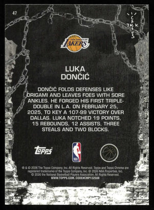 2025-26 Topps Chrome Cactus Jack Luka DonÄiÄ‡ 