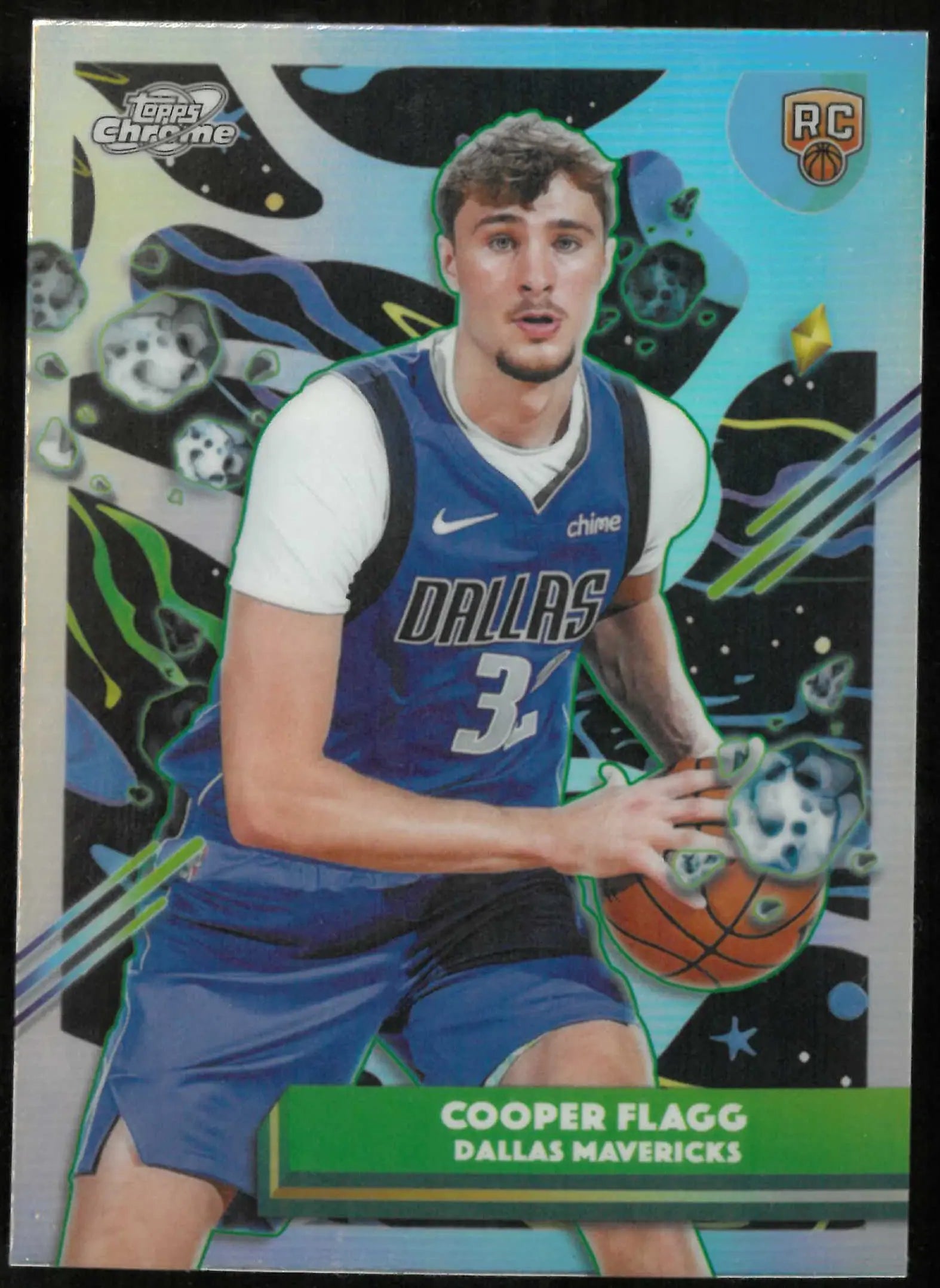 2025-26 Topps Chrome Cosmic #12 Cooper Flagg Rookie Refractors 