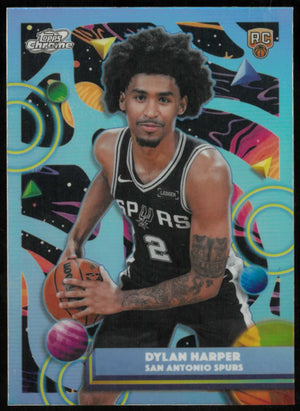 2025-26 Topps Chrome Cosmic #186 Dylan Harper Rookie Refractors 