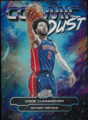 2025-26 Topps Chrome Cosmic #CD-8 Cade Cunningham Cosmic Dust 