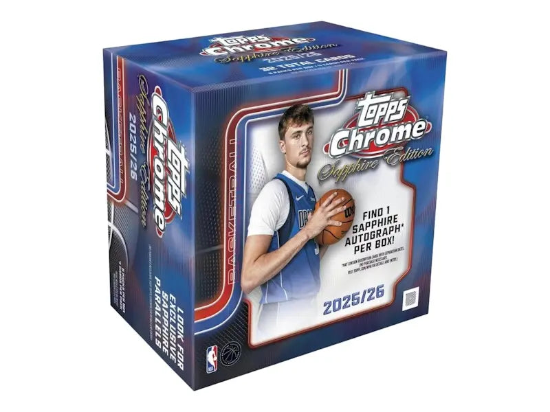 Buy 2025-26 Topps Chrome Sapphire Basketball Hobby Box
