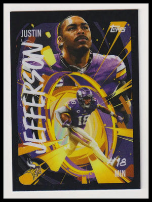 2025-26 Topps Chrome Ultraviolet Justin Jefferson 