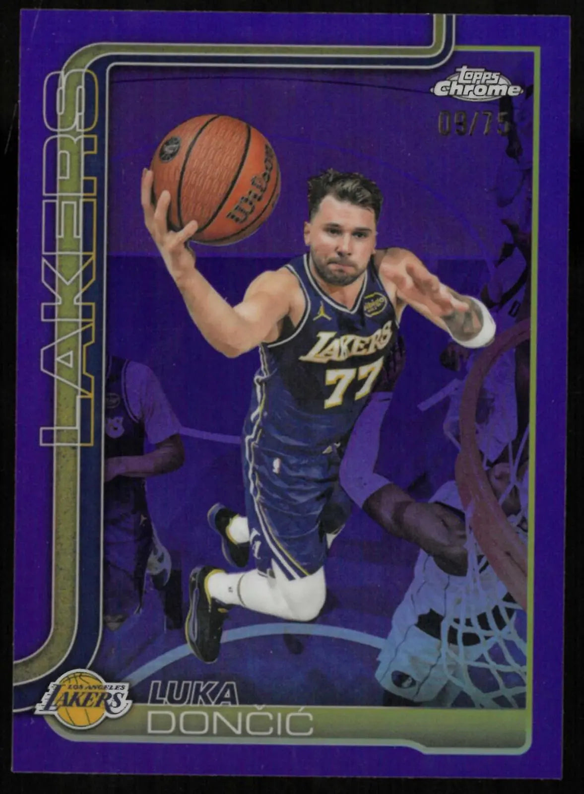 2025-26 Topps Chrome Update Luka Doncic Purple /75 