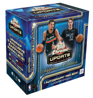 2025-26 Topps Chrome Update Series Sapphire Edition Basketball Hobby Box 