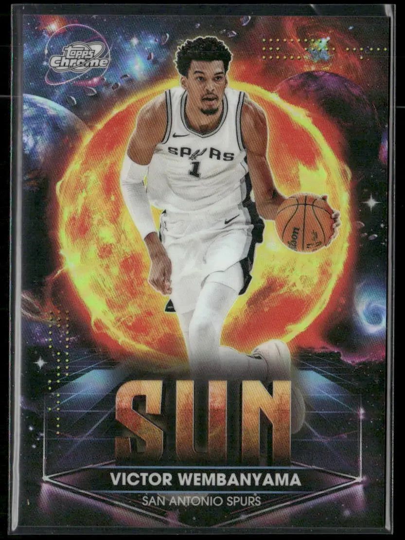 2025-26 Topps Cosmic Chrome Planetary Pursuit Sun Victor Wembanyama #PPS-6 